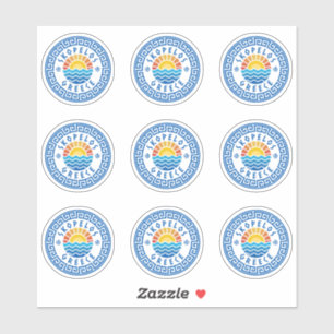 Insel Skopelos, Griechenland, Mehrfachpackung Aufkleber