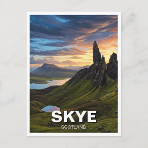 Insel Skye Äußere Hebriden Schottland Reise Postkarte