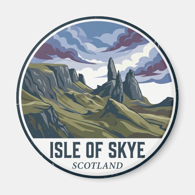 Insel Skye Schottland Magnet (Vorne)