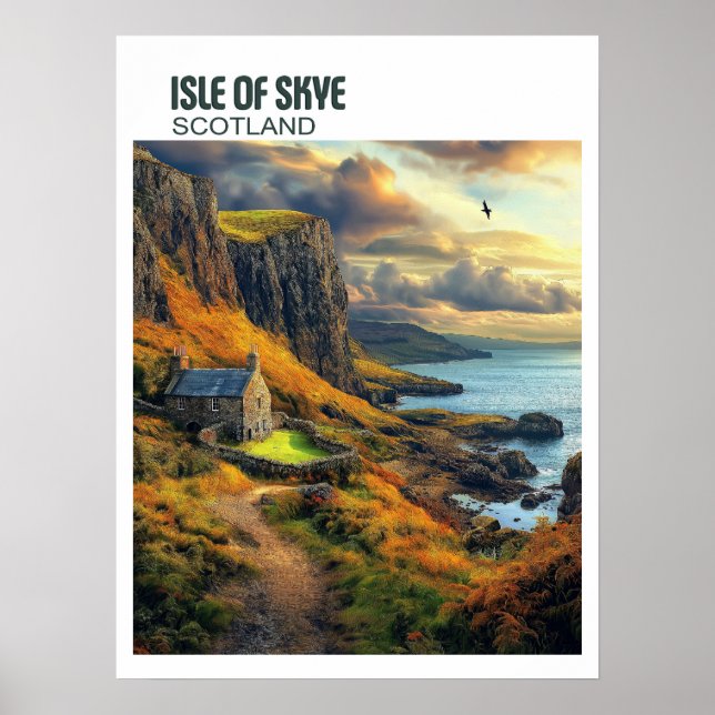 Insel Skye Schottland - Majestic Highland Poster (Vorne)