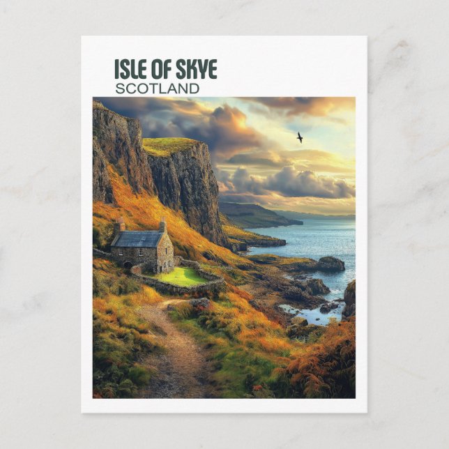 Insel Skye Schottland - Majestic Highland Postkarte (Vorderseite)