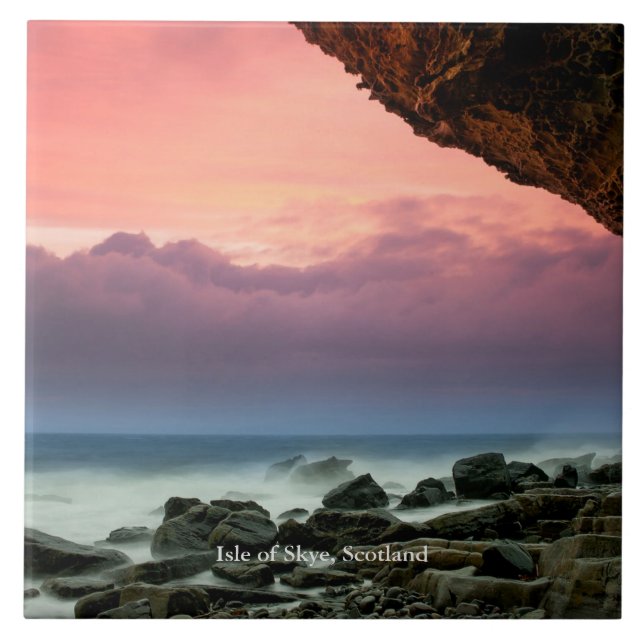 Insel Skye (Schottland), mit einer Kennzeichnung v Fliese (Vorderseite)