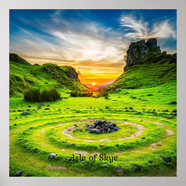 Insel Skye, Schottland, Poster (Vorne)