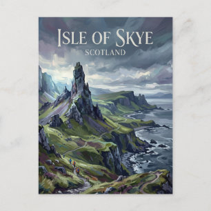 Insel Skye Schottland Postkarte