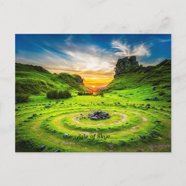 Insel Skye, Schottland, Postkarte (Vorderseite)