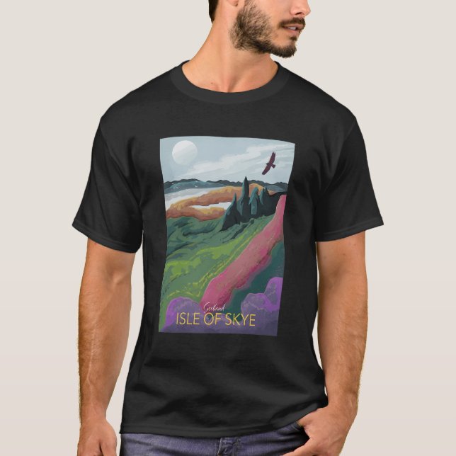 Insel Skye Schottland T-Shirt (Vorderseite)