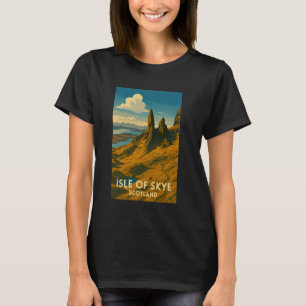 Insel Skye Schottland Vintage Reise Kunstwerk T-Shirt