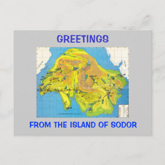 Insel Sodor Postkarte
