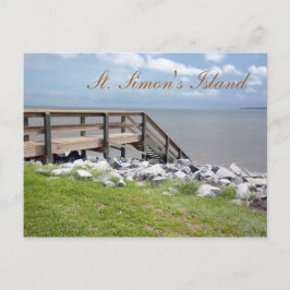 Insel St. Simon Postkarte