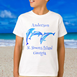 Insel St. Simons GA Playful Delphins T-Shirt