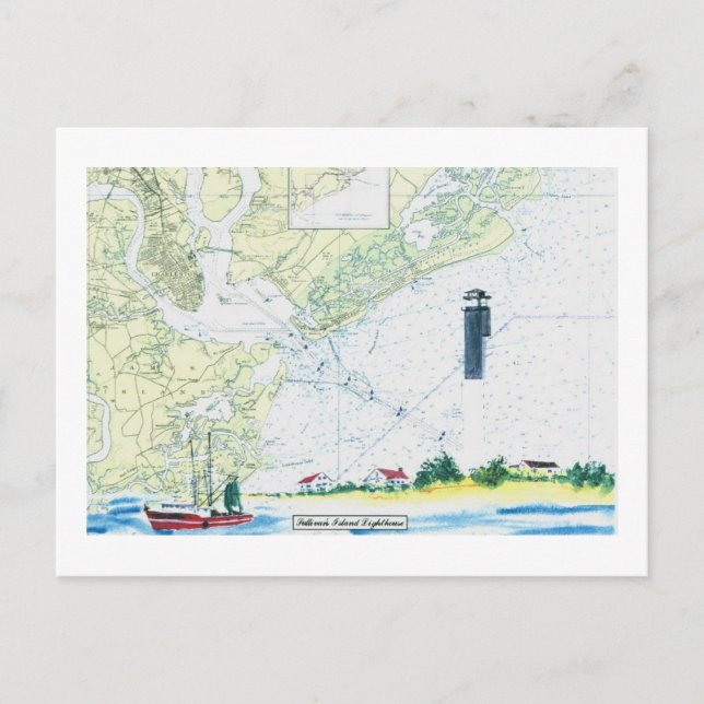 Insel Sullivan Postkarte (Vorderseite)