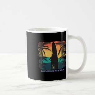 Insel Sullivan South Carolina Sc Palm Tree Surf Kaffeetasse