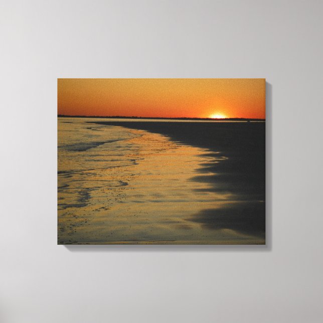 Insel Sullivan, South Carolina Sunset Leinwanddruck (Vorderseite)