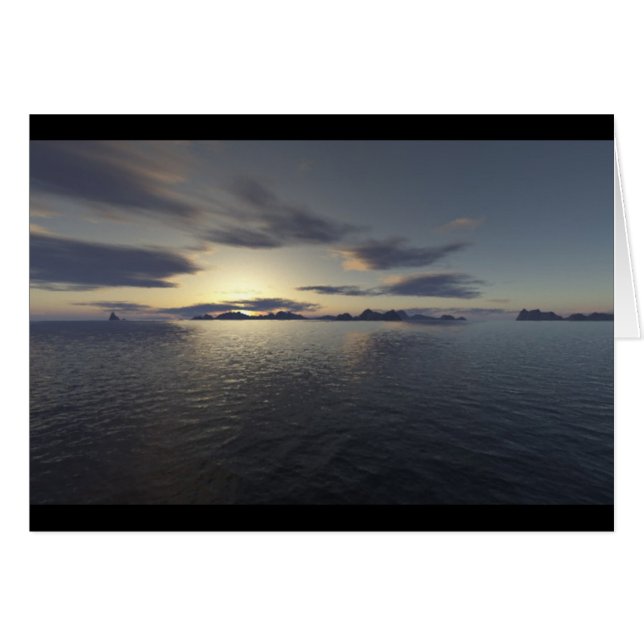 Insel Sunrise (Vorderseite (Horizontal))