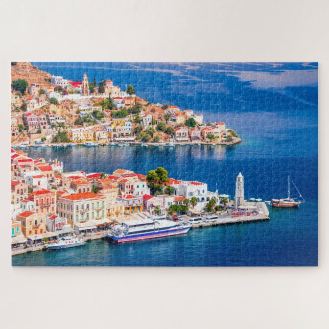 Insel Symi in Griechenland Puzzle (Horizontal)