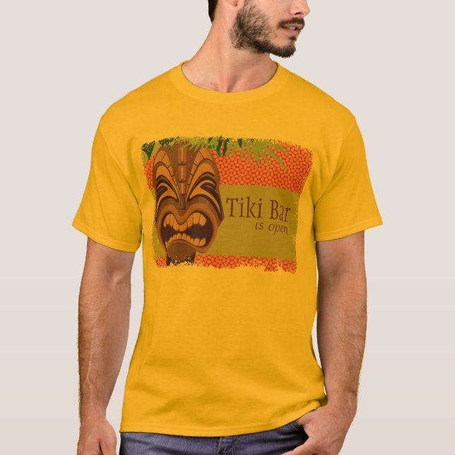Insel Tiki Luau T - Shirt (Vorderseite)