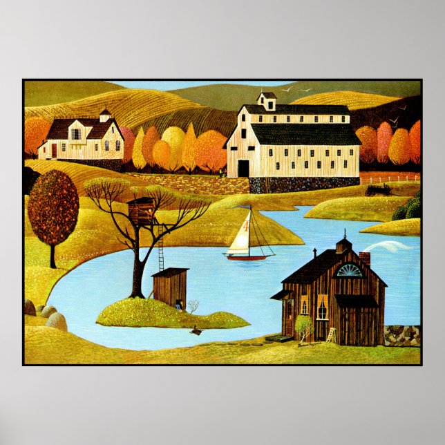 Insel Treehouse Poster (Vorne)