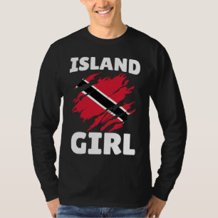 Insel Trini Mädchen Tobago Trinidad Trinidadianisc T-Shirt