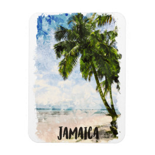 Insel Tropical Jamaica Magnet