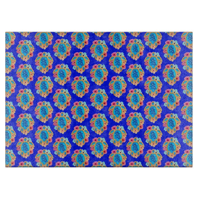 Insel Tropische Meeresschildkröten Schneidebrett (Vorderseite)