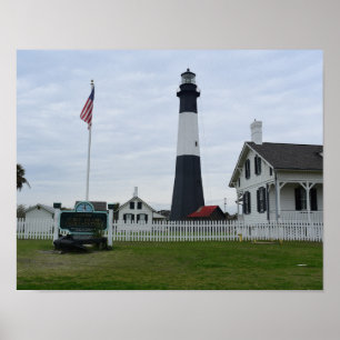 Insel Tybee Lighthouse Foto auf Poster