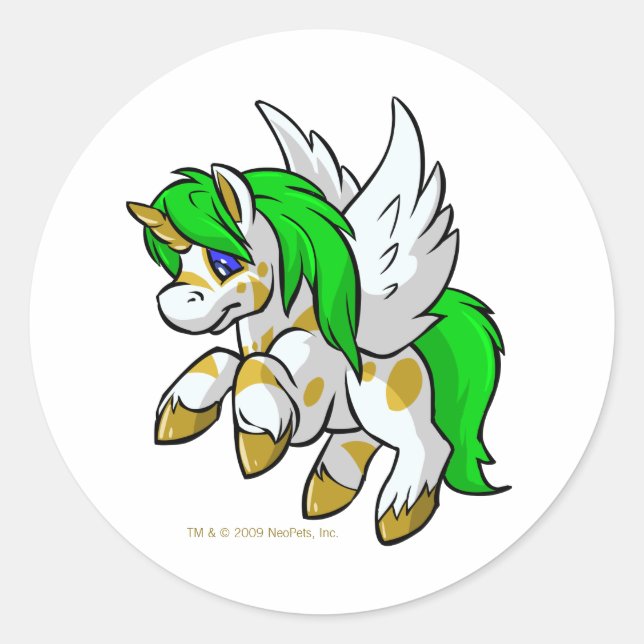 Insel Uni fliegt über Mystery Island Runder Aufkleber (Vorderseite)