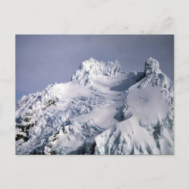 Insel Unimak, Vulkan Isanotski Postkarte (Vorderseite)