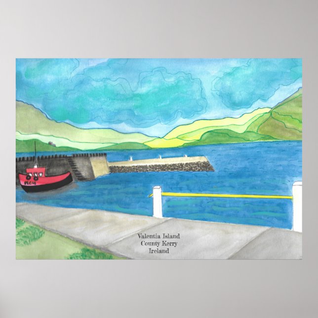 Insel Valentia Poster (Vorne)