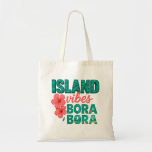 Insel Vibes - Bora Bora Tropical Tote Bag   Sommer Tragetasche
