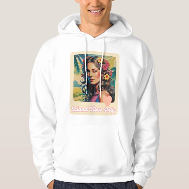 Insel Vibes Nur Pazifikinsel Hoodie (Vorderseite)