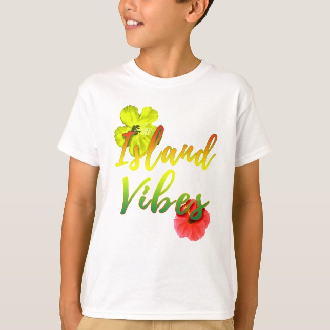 Insel Vibes Rasta Reggae Tropical T-Shirt (Vorderseite)