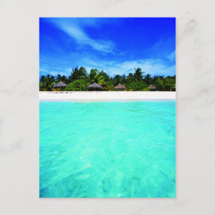 Insel vom Meer Postkarte