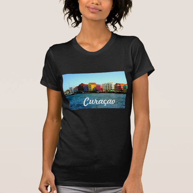 Insel von Curaçao-Entwurf durch Admiro T-Shirt (Vorderseite)