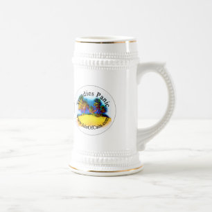Insel von Kain Stein Bierglas