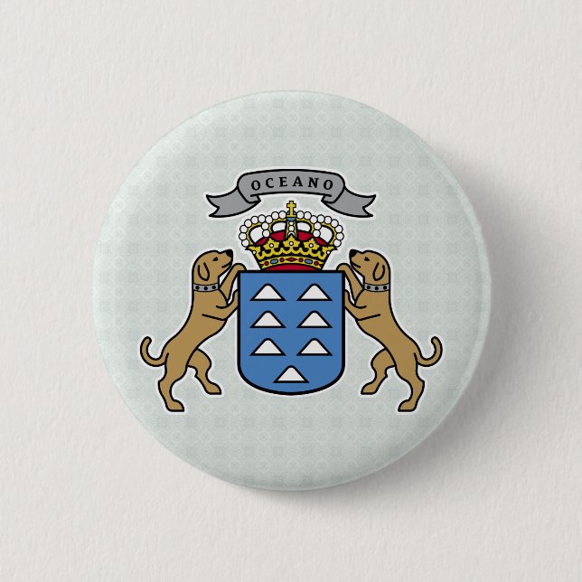 Insel-Wappen Detail Button (Vorderseite)