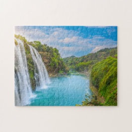 Insel Wasserfall Puzzle
