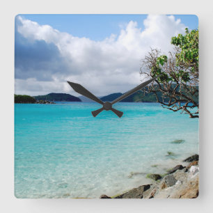 Insel-Zeit, große Wanduhr