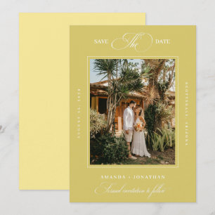 Insel-Ziel-Hochzeit Save The Date