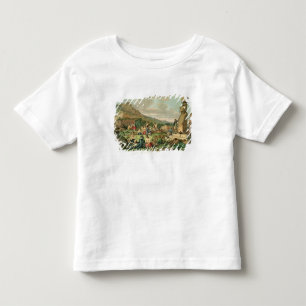 Inselbewohner und Monumente von Osterinsel Kleinkind T-shirt