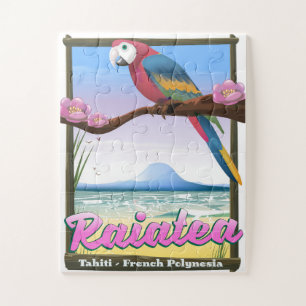 Inseln der Raiatea Society, Tahiti, Französisch-Po Puzzle