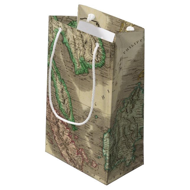 Inseln E Indien Kleine Geschenktüte (Rückseite Schrägansicht)