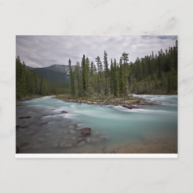 Inseln im Fluss Postkarte (Vorderseite)