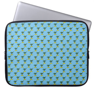 Inseln mit Palmen Musterdesign Laptopschutzhülle