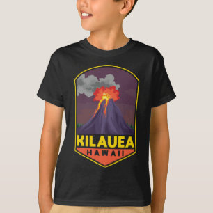 Inseln Vintag Souvenir Kilauea Hawaii Vulkan T-Shirt