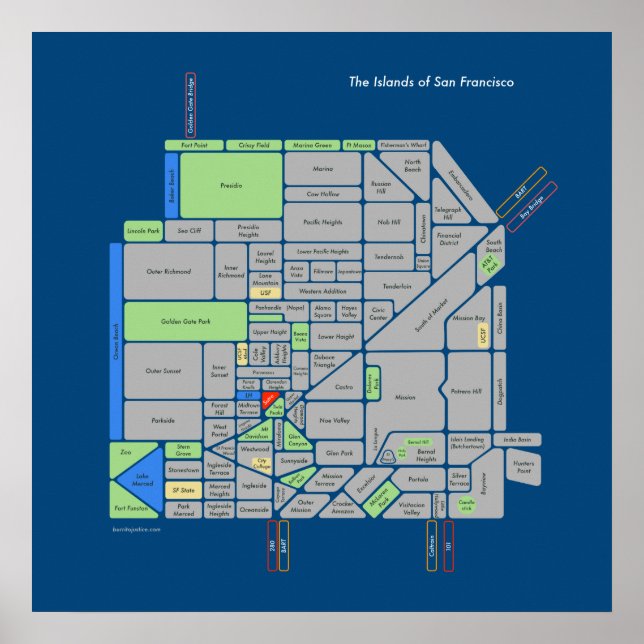 Inseln von SF (alt! siehe neuen Link oben) Poster (Vorne)