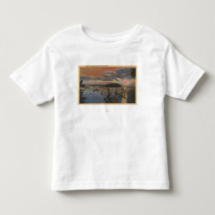 Inseln von unterem Columbia River bei Sunsetand Kleinkind T-shirt