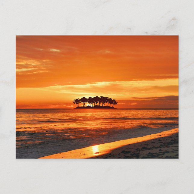 Inselparadies Postkarte (Vorderseite)