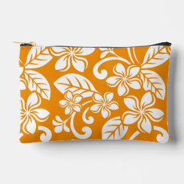 INSELPLUMERIA-MUSTER IN ORANGE ZUBEHÖRTASCHE