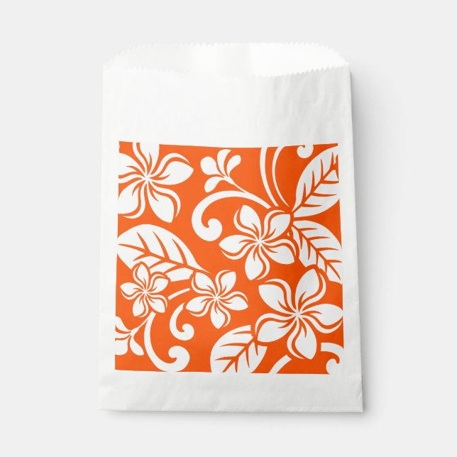 INSELPLUMERIA (SEHR ORANGE) GESCHENKTÜTCHEN (Vorderseite)