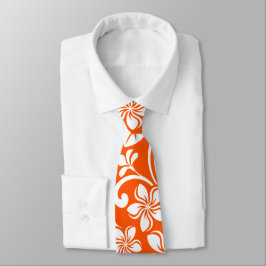 INSELPLUMERIA (SEHR ORANGE) KRAWATTE